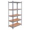 5 Tier Garage Storage Shelf Heavy Duty Steel Rack with Adjustable MDF Shelves for Home and Shop